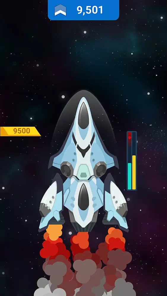 Ảnh chụp màn hình của Idle Rocket Sky