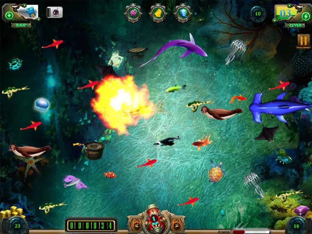 Tangkapan skrin Gunner Fish iPad 