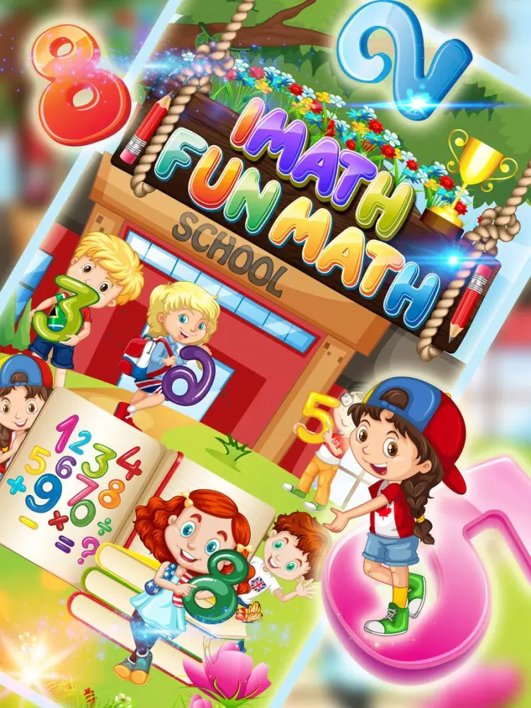 iMath Fun - Math Problem Solver for Kids iPad  سکرین شاٹس