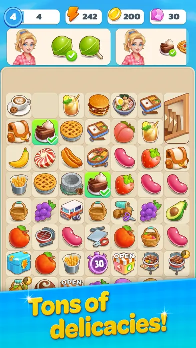 Capturas de tela do Merge Market: Food Town