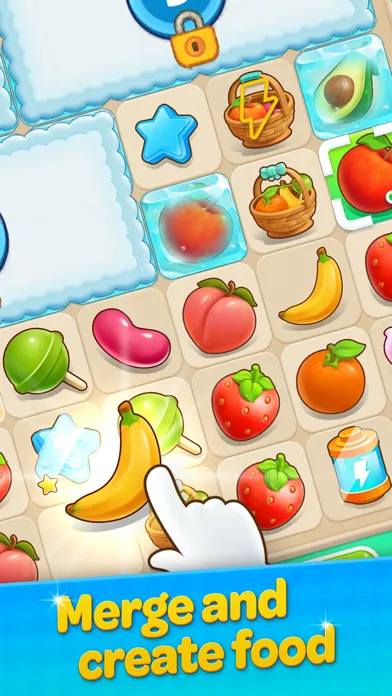 Capturas de tela do Merge Market: Food Town
