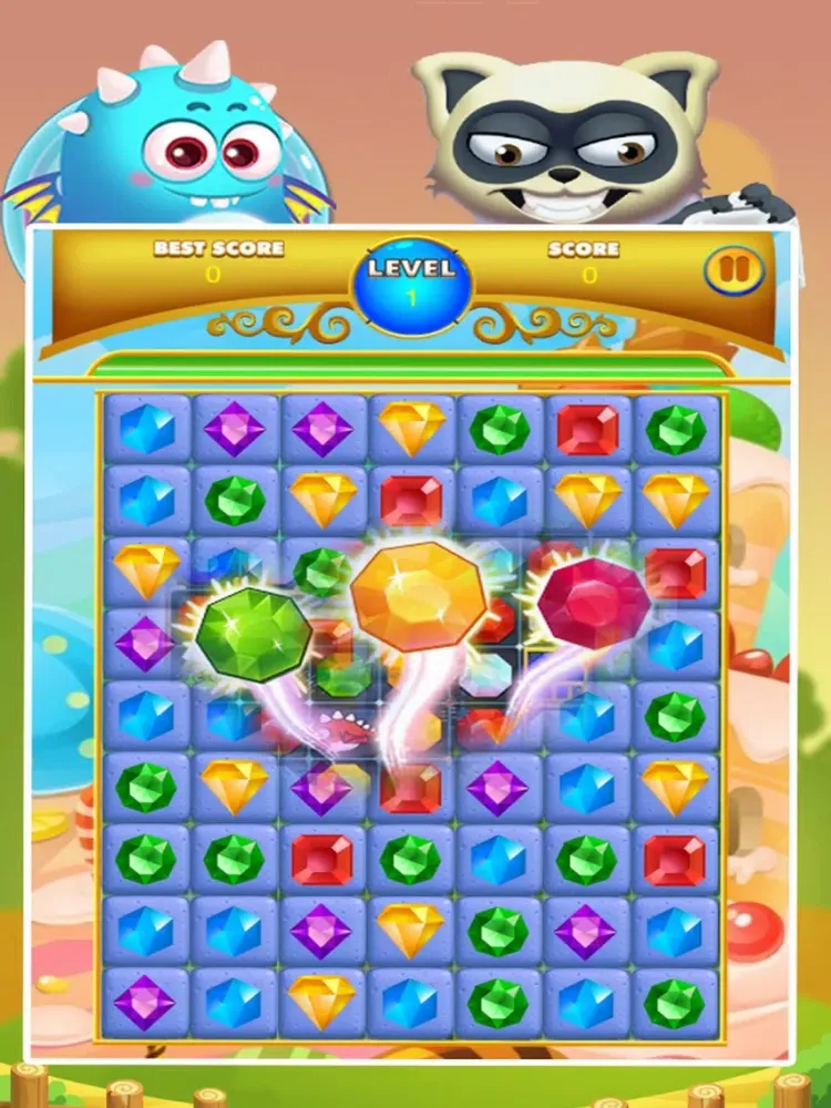 Captures d'écran de Jewels Line Lite iPad 