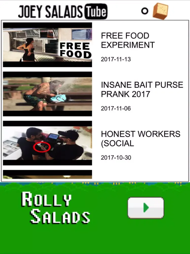 Joey Salads Tube iPad  سکرین شاٹس