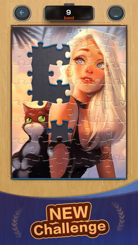Tangkapan skrin Jigsaw woods 3D block