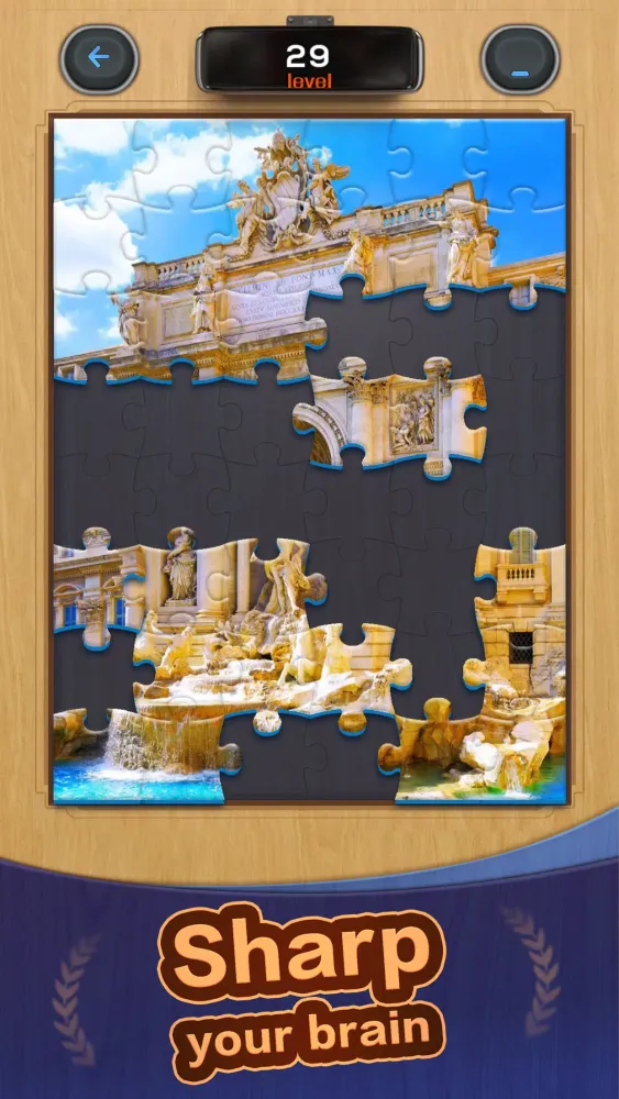 Tangkapan skrin Jigsaw woods 3D block