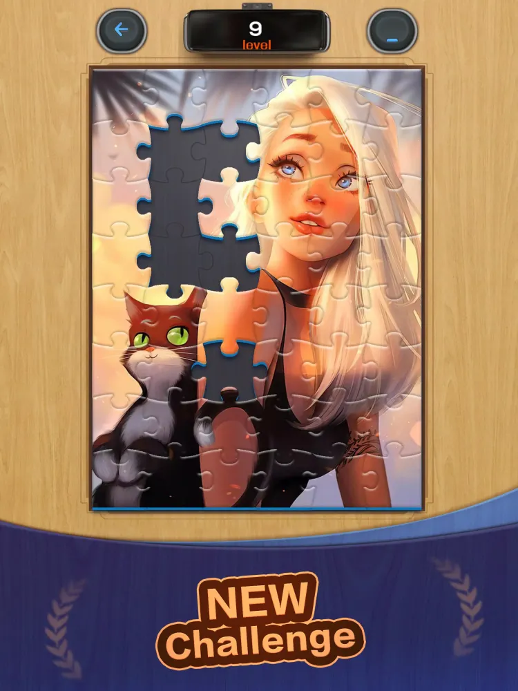 Tangkapan skrin Jigsaw woods 3D block