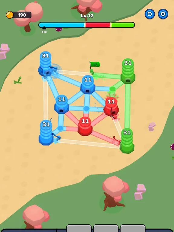 Line War iPad  스크린샷