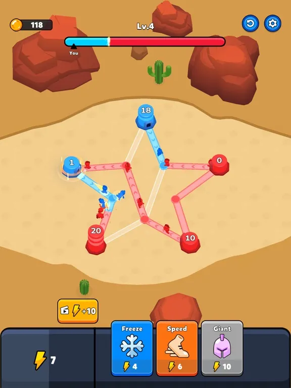 Line War iPad  스크린샷