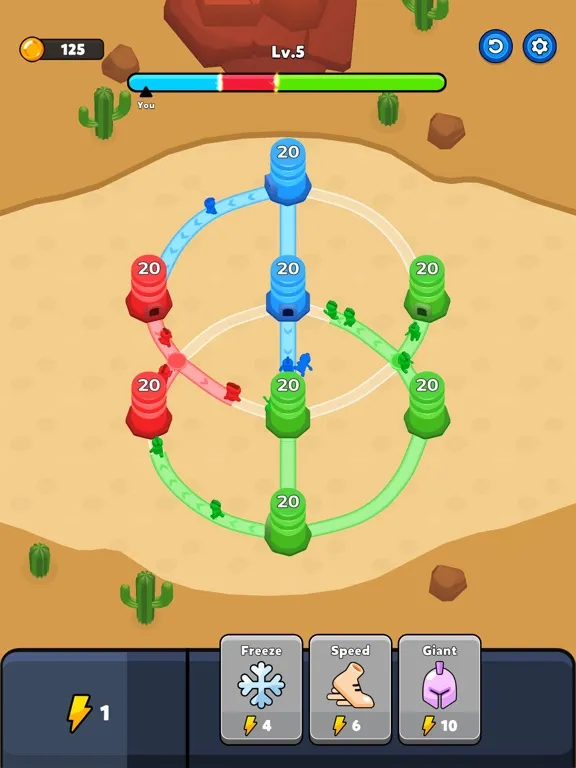 Line War iPad  스크린샷