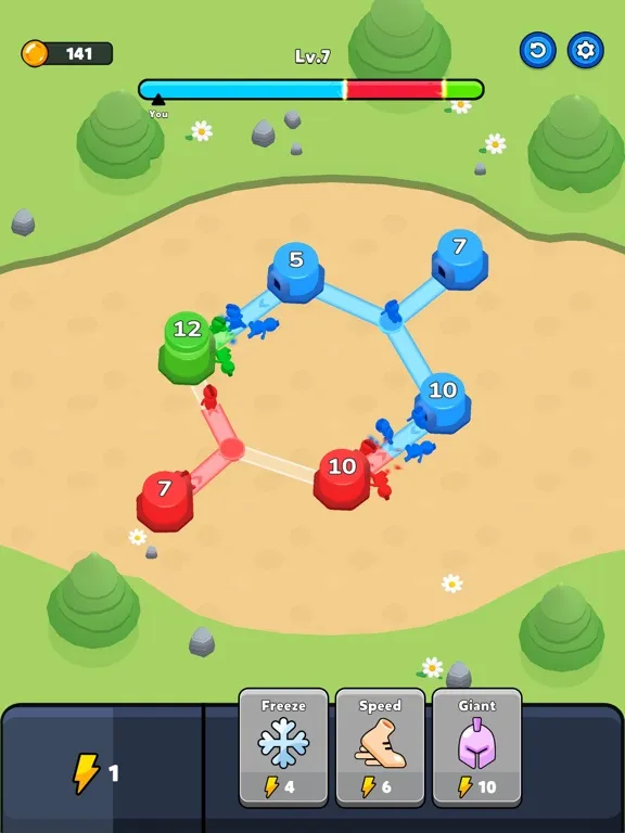 Line War iPad  스크린샷