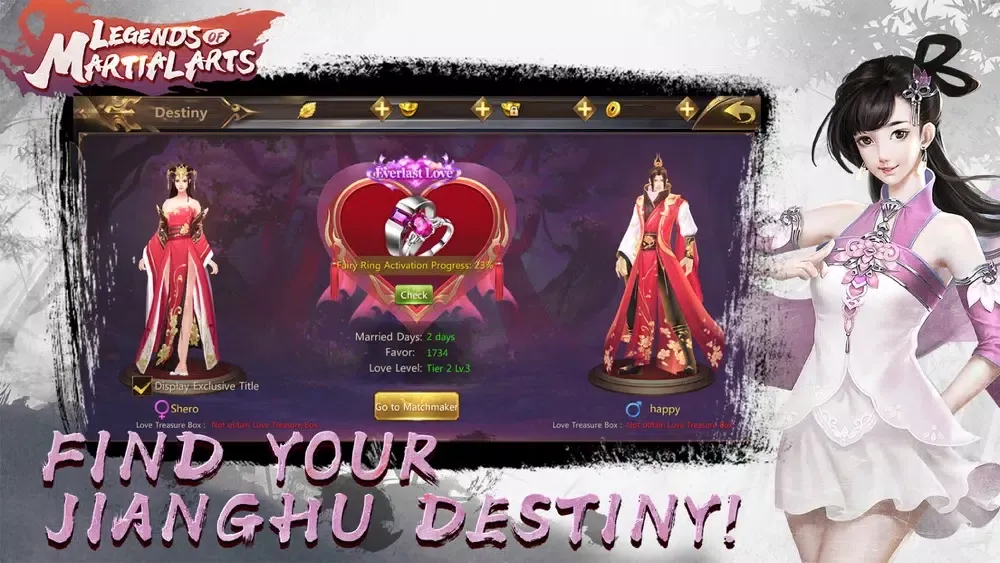 Ảnh chụp màn hình của Legends of Martial Arts
