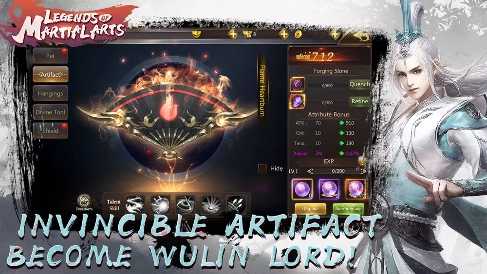 Ảnh chụp màn hình của Legends of Martial Arts