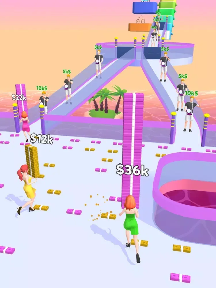 Love Race 3D! iPad  Screenshots