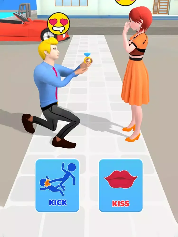 Love Race 3D! iPad  Screenshots