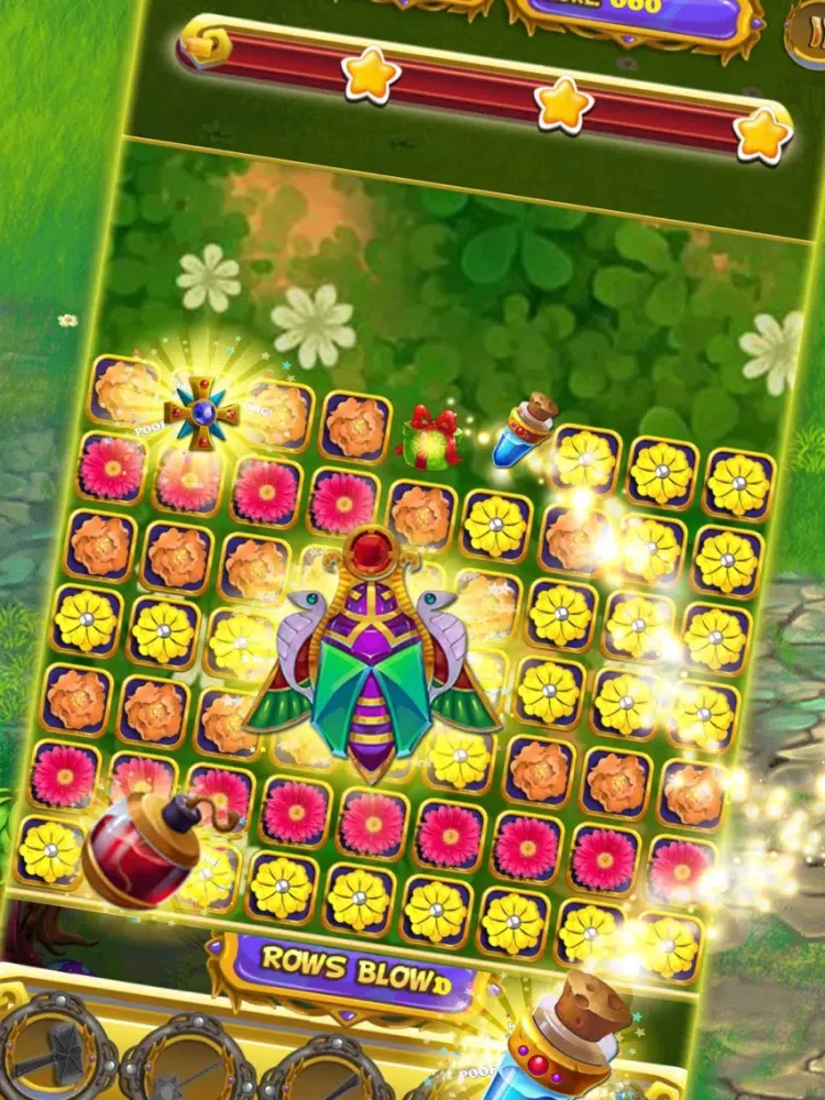 Capturas de tela do Magic Blast Flowers Match iPad 