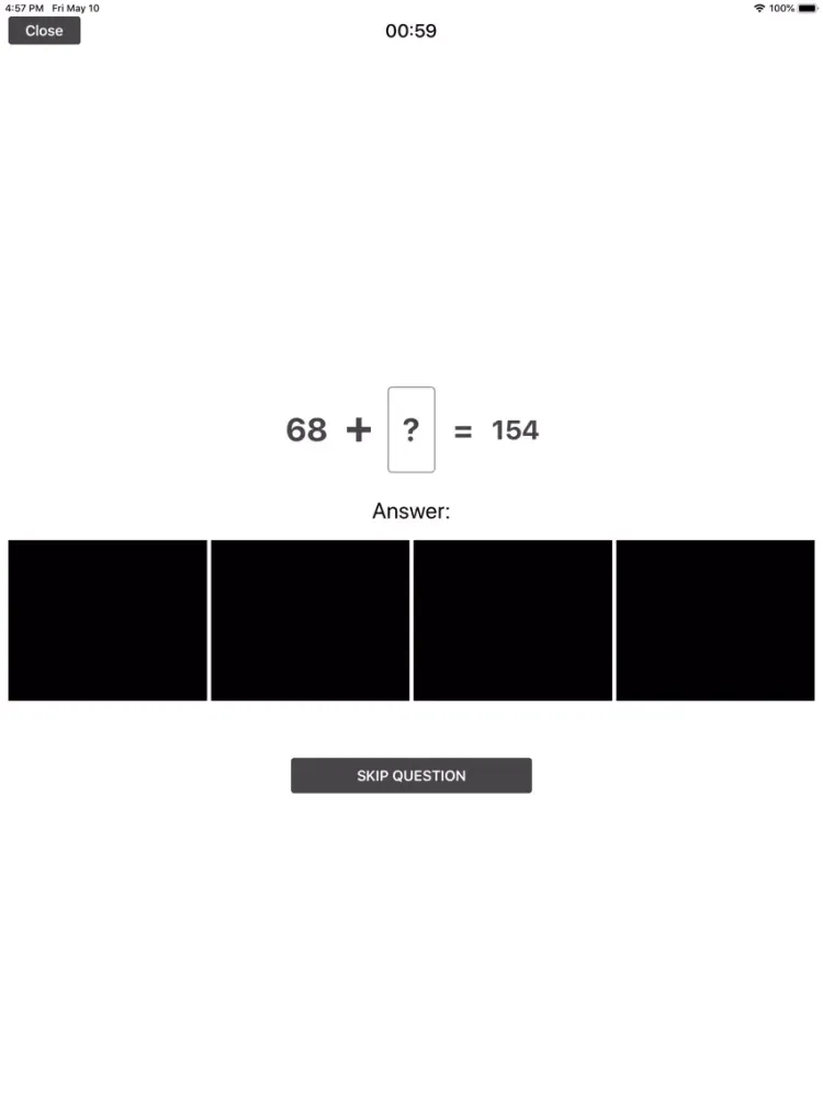 Math Learner: Math Trainer iPad 应用截图
