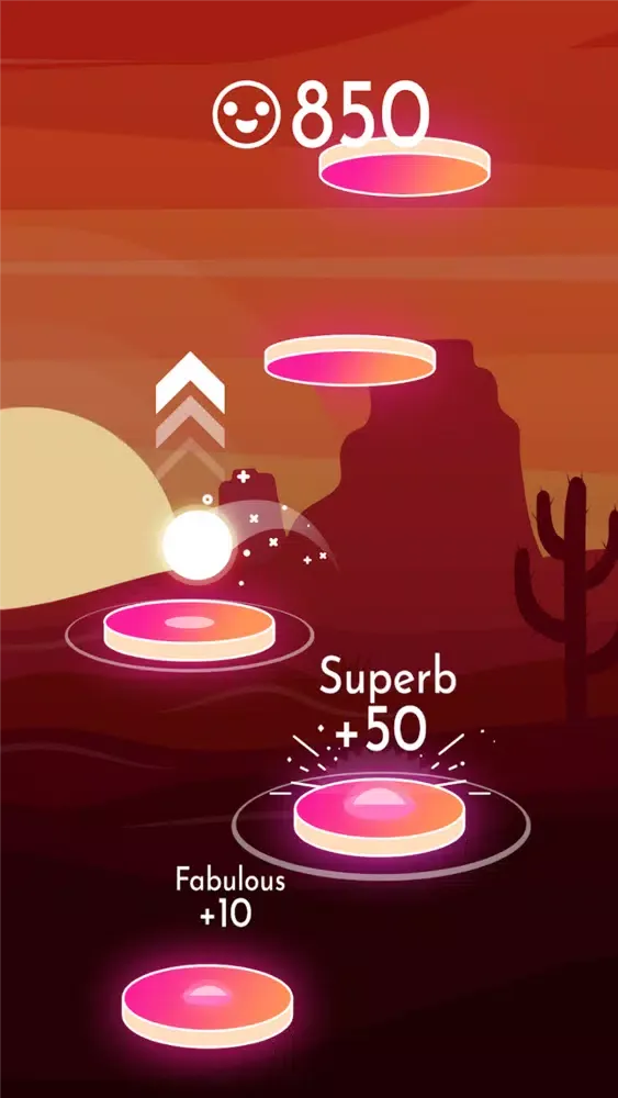 Capturas de tela do Ball Jump Bridge