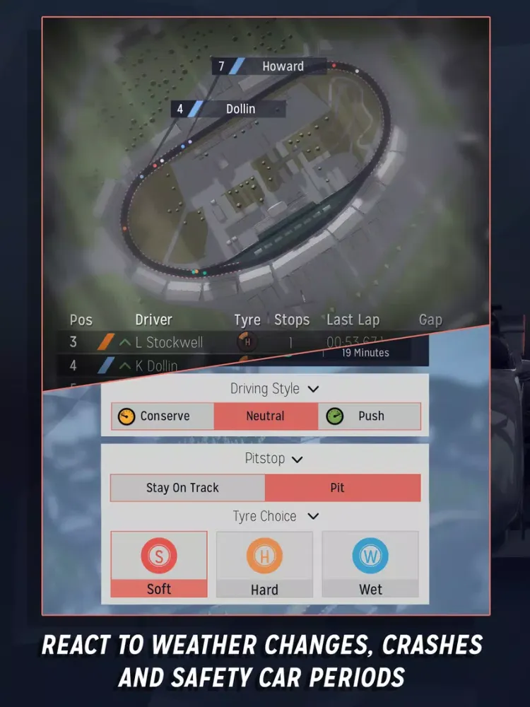 Capturas de tela do Motorsport Manager Mobile iPad 