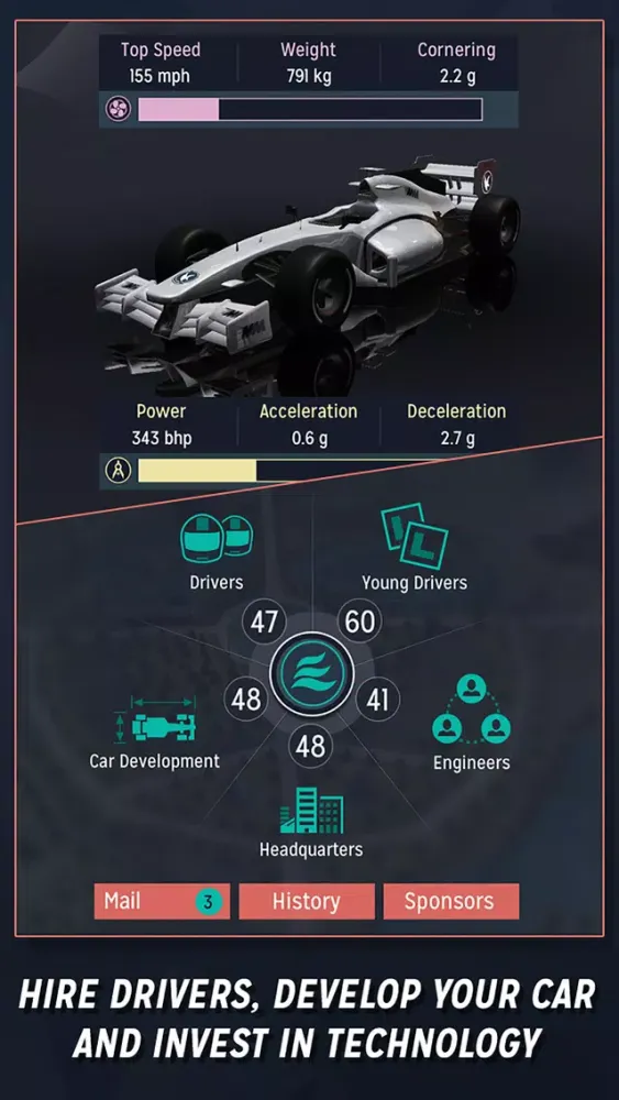 Capturas de tela do Motorsport Manager Mobile