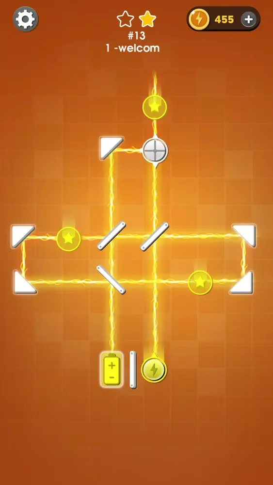 ภาพหน้าจอของ Laser Overload: Charge Battery