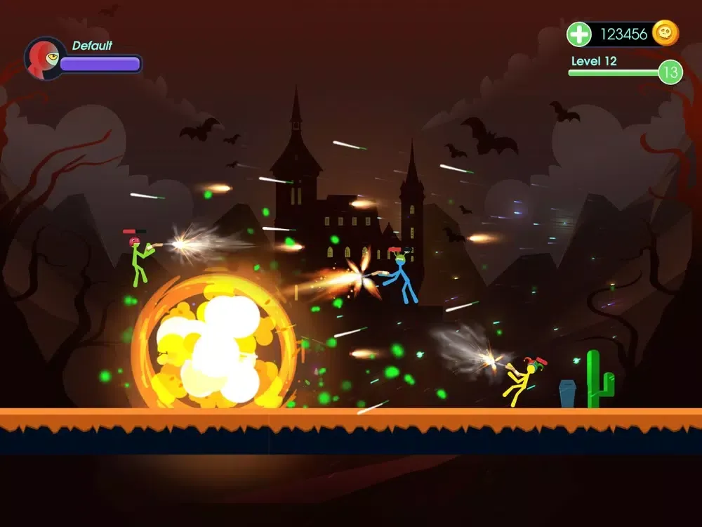 Stick Man : Galaxy War iPad 应用截图