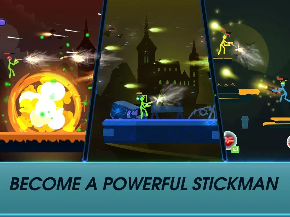 Stick Man : Galaxy War iPad 应用截图