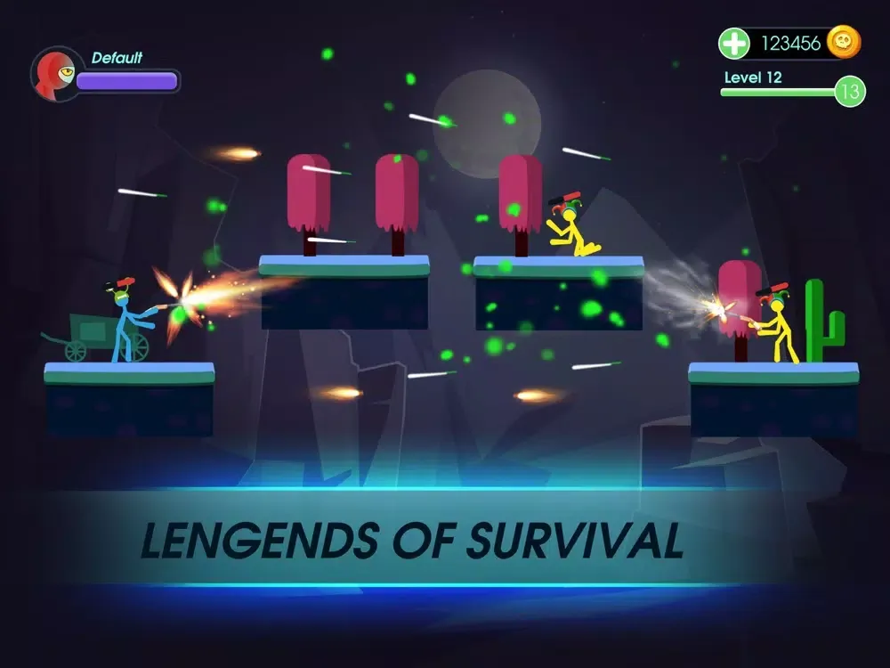 Stick Man : Galaxy War iPad 应用截图