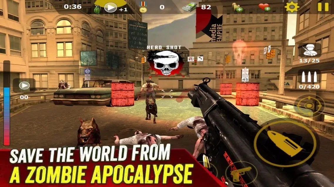 Zombie World - Shooter Hero 스크린샷