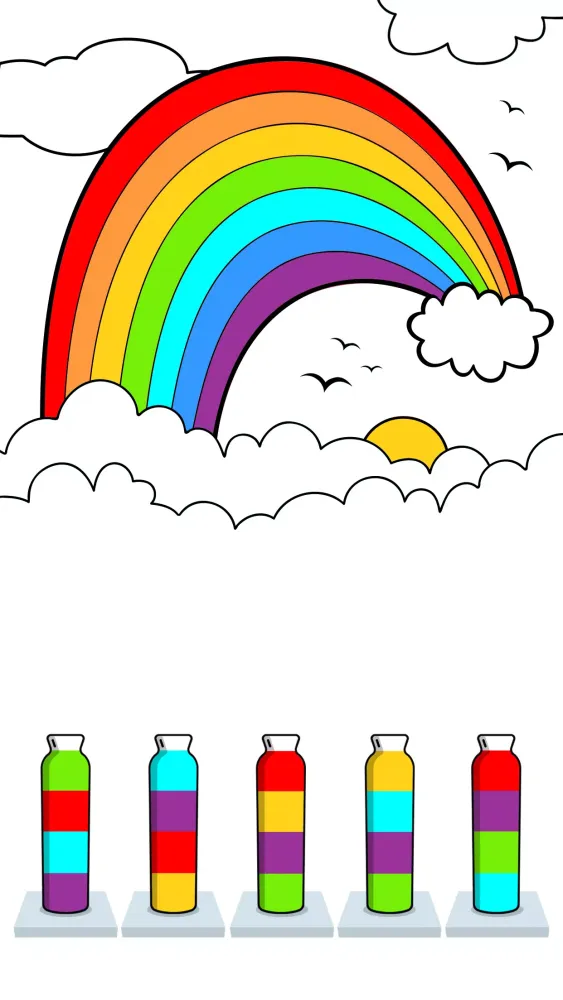 Sort Paint: Water Sort Puzzle Ekran Görüntüleri