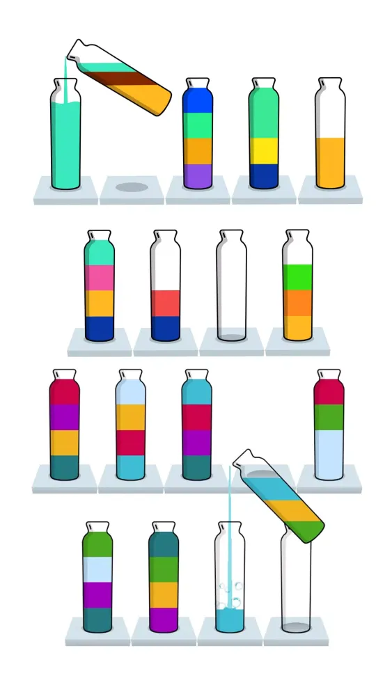 Sort Paint: Water Sort Puzzle Ekran Görüntüleri