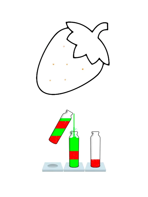 Capturas de tela do Sort Paint: Water Sorting Game iPad 