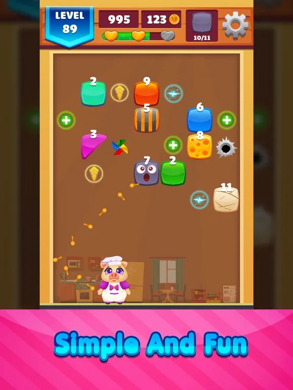 Piggy: Brick Breaker iPad 應用截圖