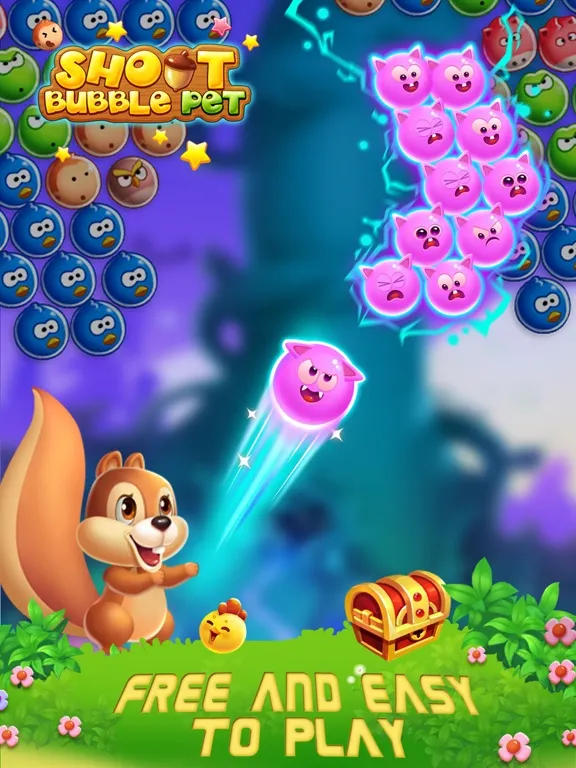 Bubble Shoot Pet iPad 应用截图