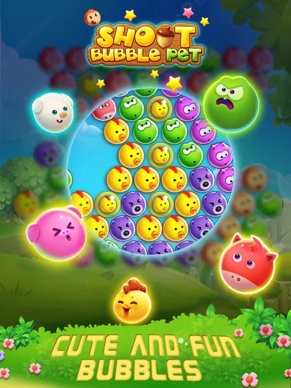 Bubble Shoot Pet iPad 应用截图