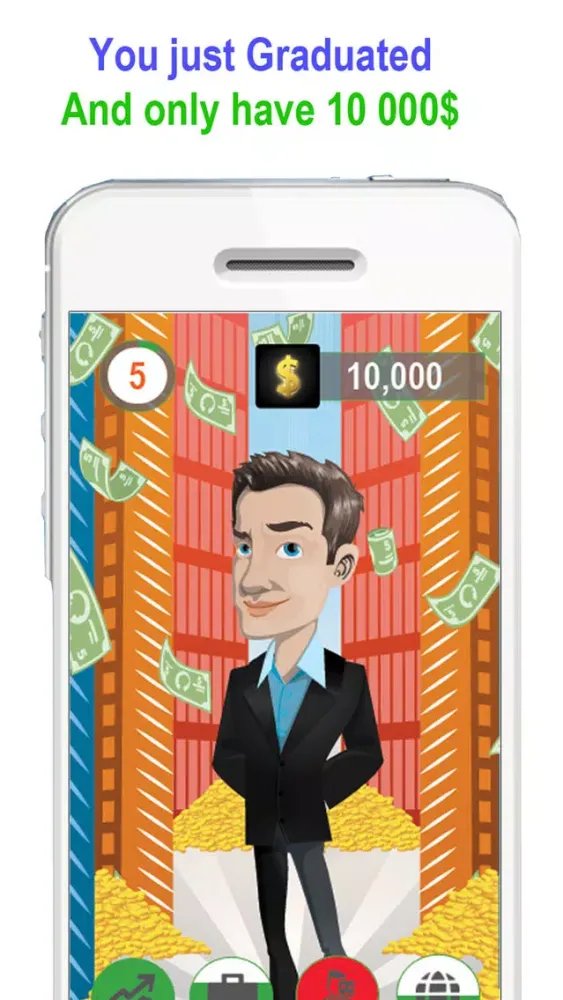 Rising Billionaire - You are the next Billionaire, the road to $ Riches and Money & croft应用截图
