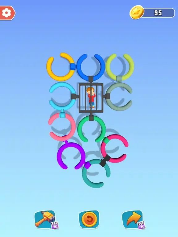 ภาพหน้าจอของ Rotate Rings Puzzle iPad 