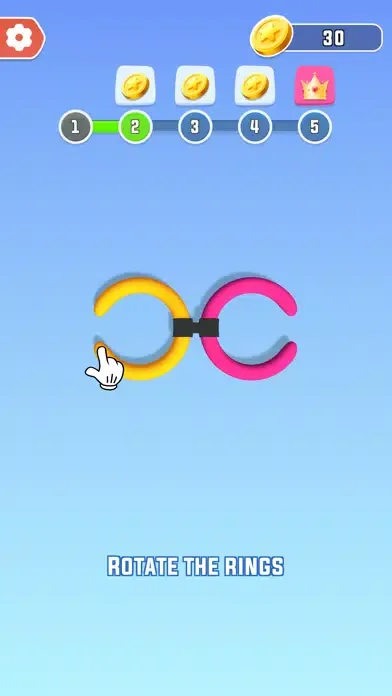 ภาพหน้าจอของ Rotate Rings Puzzle