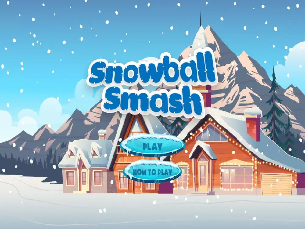 Funny Snowball Smash iPad  স্ক্রিনশট