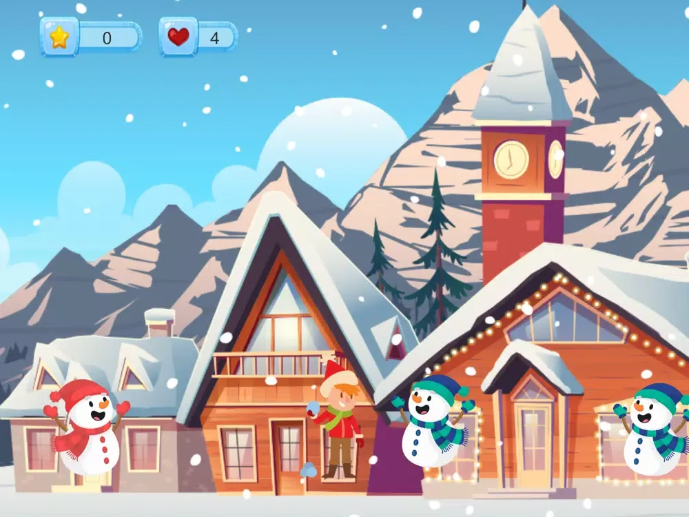 Funny Snowball Smash iPad  স্ক্রিনশট