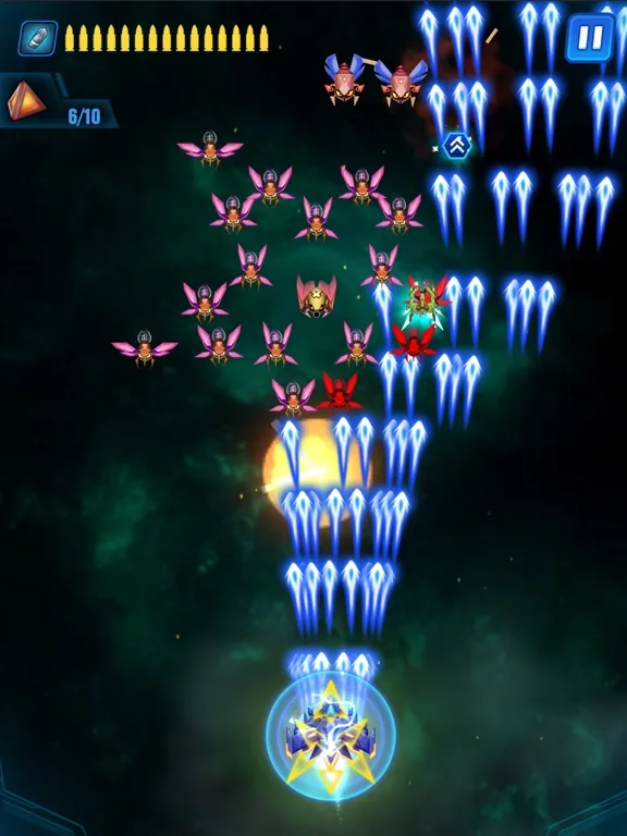 Tangkapan layar Wing Survival 3D iPad 