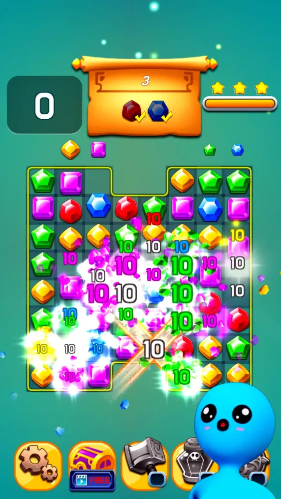 Stick Jewel: Match 3 Master应用截图