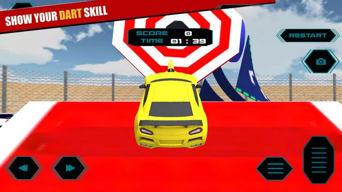 Tangkapan layar High Jumps Dart Car 3D