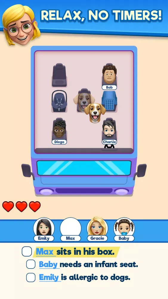 That's My Seat - Logic Puzzle Screenshots