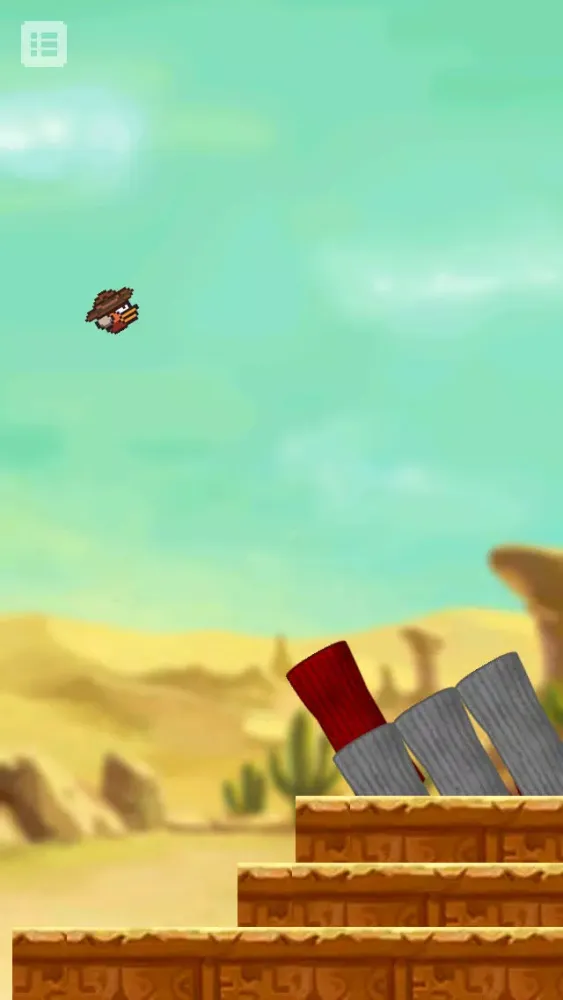 Flying Bird Desert Game Screenshots