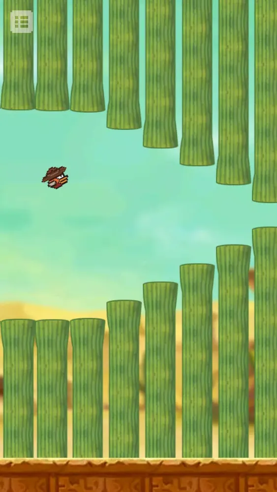 Flying Bird Desert Game Screenshots
