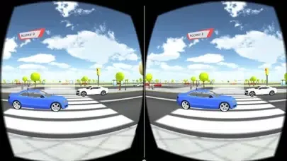 VR Real Traffic Road Crossing For Virtual Glasses Screenshots