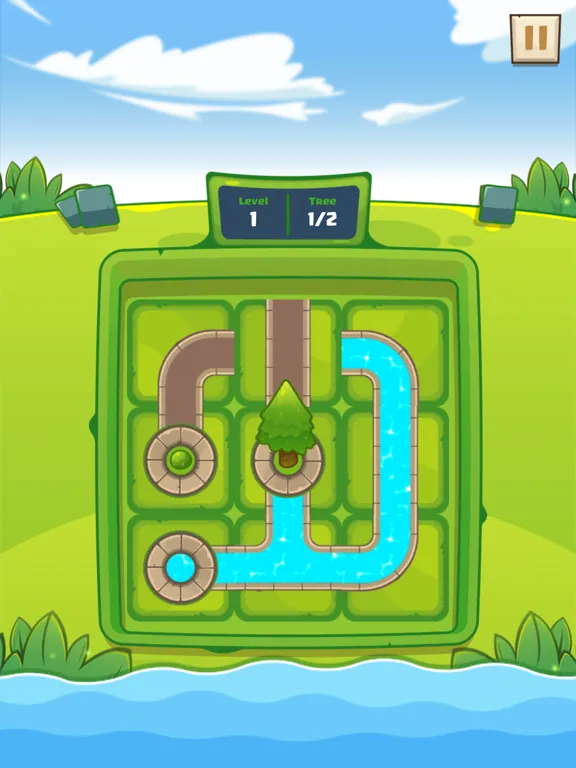 Water Connect - Trees Puzzle iPad  سکرین شاٹس