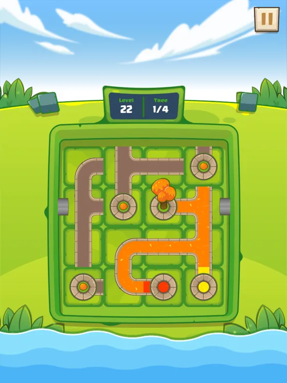 Water Connect - Trees Puzzle iPad  سکرین شاٹس