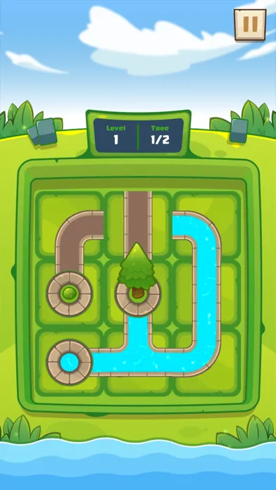 Water Connect - Trees Puzzle سکرین شاٹس