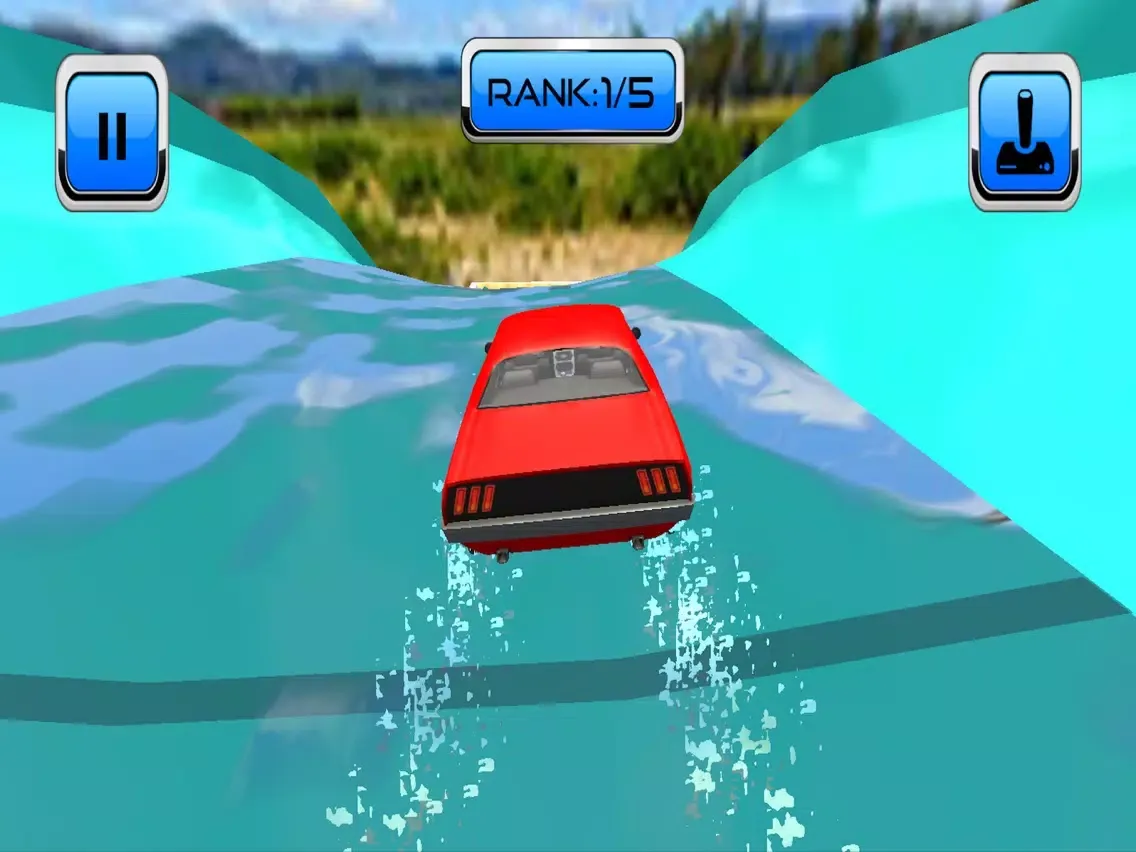 Water Slide Car Race and Stunt iPad  Ekran Görüntüleri